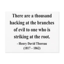 Thoreau Quote 5a postcards