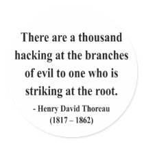 Thoreau Quote 5a stickers