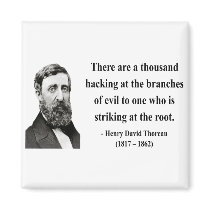Thoreau Quote 5b magnets