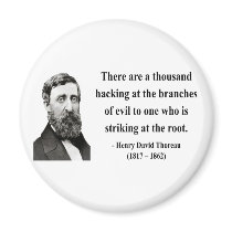 Thoreau Quote 5b magnets