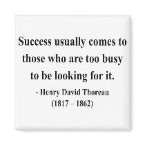 Thoreau Quote 7a magnets by brainburst Thoreau Quote 7a magnets