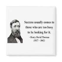 Thoreau Quote 7b magnets by brainburst Thoreau Quote 7b magnets