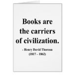 Thoreau Quote 9a Greeting Cards