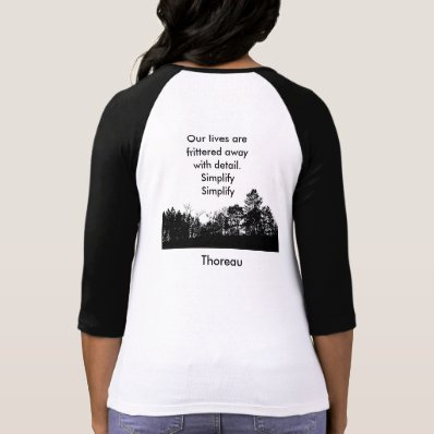 Thoreau quote- T-shirt