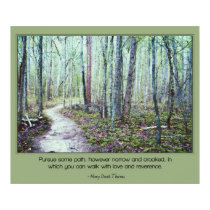 Thoreau: walk with love and reverence print