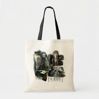 Thorin, Bilbo, and Gandalf Logo Tote Bag