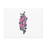 Thorns and Hearts Tattoo Design postcards