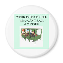 thorough bred horse racing design magnets