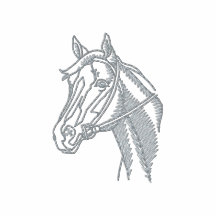 Thoroughbred Head Outline