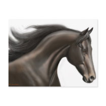 Thoroughbred Horse 2010 Pocket Calendar postcards by twopurringcats Thoroughbred Horse 2010 Pocket Calendar postcards