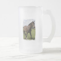 Thoroughbred Horse Frosted Mug