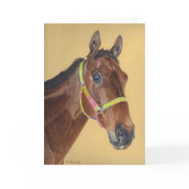 Thoroughbred Horse Greeting Card