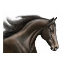 Thoroughbred Horse Poster posters by twopurringcats Thoroughbred Horse Poster posters