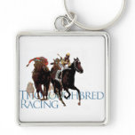 Thoroughbred Horse Racing Gifts Keychain