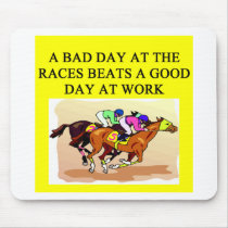 thoroughbred horse racing mousepads