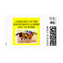 thoroughbred horse racing postage