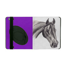 Thoroughbred mare iCase for the iPad iPad Folio Cases