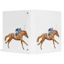 Thoroughbred Race Horse Binder