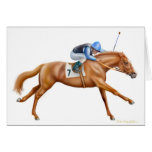 Thoroughbred Racehorse Card