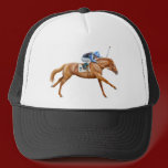 Thoroughbred Racehorse Mesh Hat hats