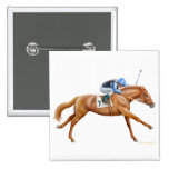 Thoroughbred Racehorse Pin
