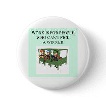 thoroughbred racing lovers button