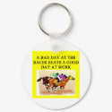 thoroughbred racing lovers keychains