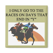 thoroughbred racing lovers magnets