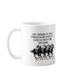 thoroughbred racing lovers coffee mug