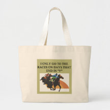 thoroughbred racing lovers tote bag