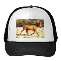 Thoroughbred Spirit Horse Art Trucker Hats