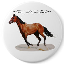 Thoroughbreds Rock Pin Button