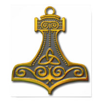 Thor's Hammer-gold posters