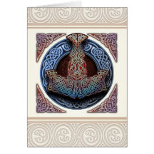 Thor's Hammer Greeting Card