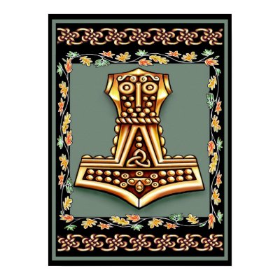 Thors Hammer Poster Print