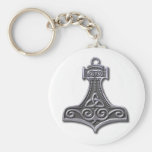 Thor's Hammer-silver Key Chains