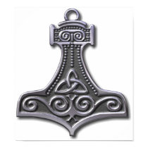 Thor's Hammer-silver posters
