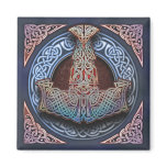 Thor's Hammer Square Magnet