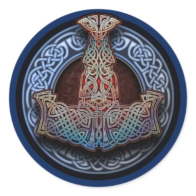 Thor's Hammer Stickers