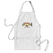 Those Birds on a Holly Branch aprons