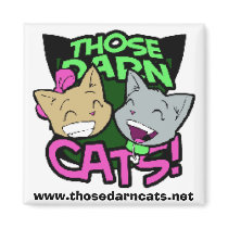 Those Darn Cats! Magnets