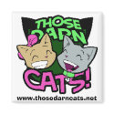 Those Darn Cats! Magnets