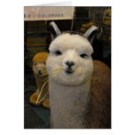 Those eyes! greeting card