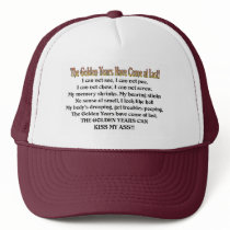 THOSE GOLDEN YEARS - Customized hats