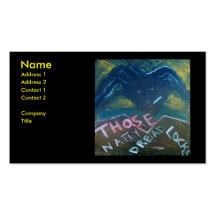 THOSE NATTY DREADLOCKS BUSINESS CARD TEMPLATES