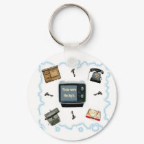 Those were the days keychain by deesbasenjis Those were the days keychain