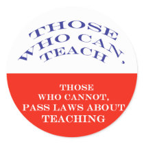 Those Who Can Round Sticker