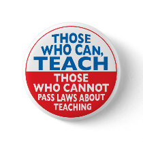 Those Who Can Teach Pinback Buttons