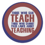 Those who can teach stickers