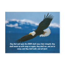 Those Who Wait On The Lord Postcard